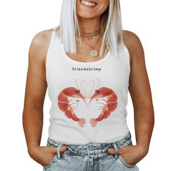 Shrimp Friendshrimp For Women Women Tank Top - Thegiftio UK