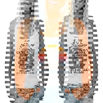 Sorry For What My Face Said Sarcastic Raccoon Wildlife Meme Women Tank Top | Seseable CA