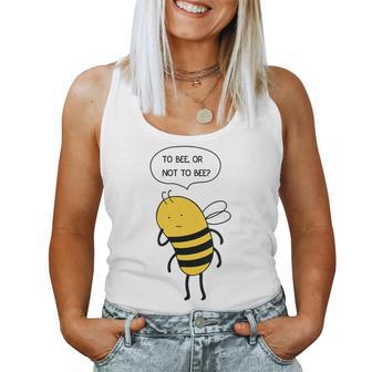 Trop Réfléchir À La Philosophie De Beehakespeare Être Ou Ne Pas Être Débardeur pour femme - Cadeauxyz