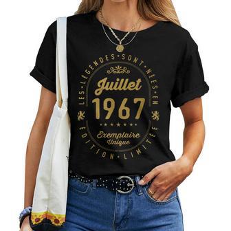 55 Ans Homme Les Légendesont Nées En Juillet 1967 T-shirt femme - Cadeauxyz