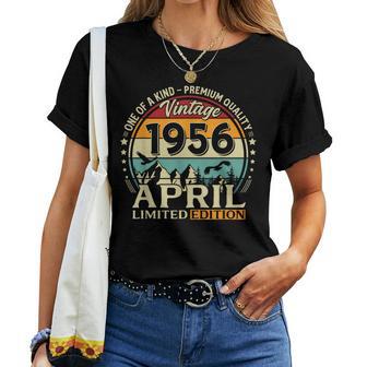 70 Cumpleaños Hombre Regalo Abril 1956 Camiseta de mujer - Regaloses