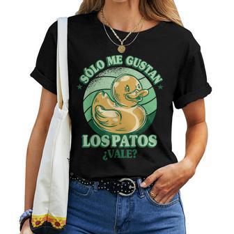 Amante Del Patoólo Me Gustan Los Patos Pato De Goma Camiseta de mujer - Regaloses