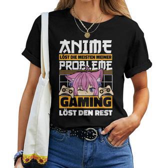 Anime Gamer Zockerpruch Weeb Kawaii Anime Girl Otaku T-shirt Frauen - Seseable