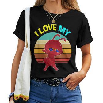 Ant Para Hombre Niño Diseño Con Texto En Alemán Ich Liebe Meine Camiseta de mujer - Regaloses