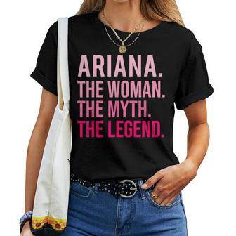 Ariana La Le Mythe La Légende Uneaint-Valentin Drôle T-shirt femme - Cadeauxyz