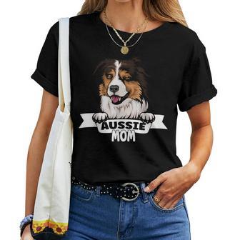 Aussie Mom Per Le Mamme Di Australianhepherd Maglietta da donna - Novitaregali