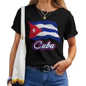 Bandera De Cuba Patriótica Hombres Es Niños Cubano Camiseta de mujer - Regaloses