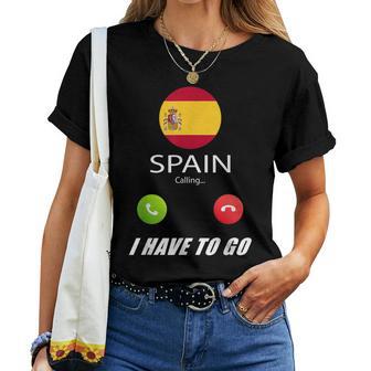 Bandera De Españaouvenir España Llama Camiseta de mujer - Regaloses