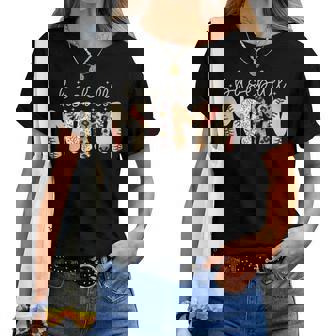 Baseball Mama Leopard Baseball Mom Mother's Day Women T-shirt | Seseable CA