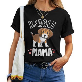 Beagle Mama Perro Mamá Para El Día De La Madre Para Beagle Lover Camiseta de mujer - Regaloses