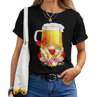 Beer Gnome Girl Graphic For Girls Trip Drinking Mom Maglietta da donna - Novitaregali