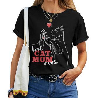Best Cat Mom Ever La Mejor Madre De Gatos Del Mundo Camiseta de mujer - Regaloses