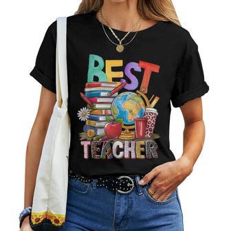 Best Teacher I Love My Teacher Ever Best Teacher レディースTシャツ - Kawaiitshirt