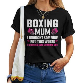 Boxeo Mum Boxeo Guantes Boxeo Boxeo Camiseta de mujer - Regaloses