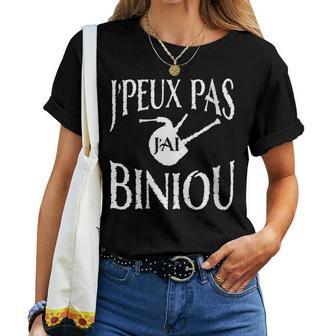 Bretagne Je Peux Pas J'ai Biniou Idée Cadeau Humour Breton T-shirt femme - Cadeauxyz