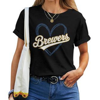 Brewers Name Retro Vintage For Boy Girl Women T-shirt | Mazezy