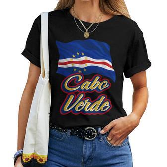 Caboerde Flagge Afrikanische Männer Frauen Kinder Kaperde T-shirt Frauen - Seseable