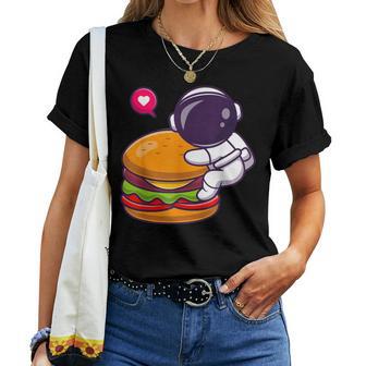 Cadeau Gastronomique Astronaute Amateur De Hamburger Pour Homme Enfant T-shirt femme - Cadeauxyz