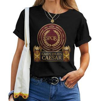 Cayo Julio César Batallas De La Antigua Roma Camiseta de mujer - Regaloses