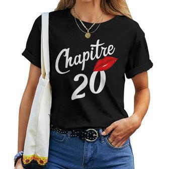 Chapitre 20 Ans Anniversaire 20 Ans Nées En 2001 T-shirt femme - Cadeauxyz