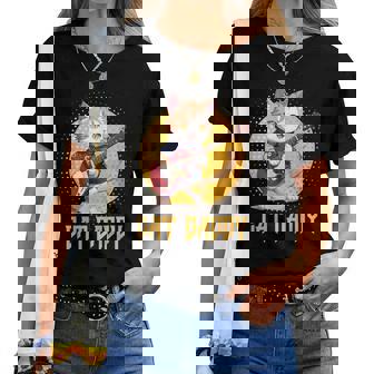 Chat Papa Drôle Chat Rock Musique Cadeau Homme Enfant T-shirt femme - Cadeauxyz