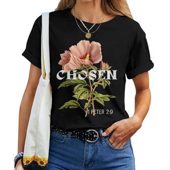 Chosen Baptême Chrétien Étude De La Bible T-shirt femme - Cadeauxyz