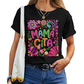 Cinco De Mayo Mama Cita Flower Mexican Mother's Day Women T-shirt | Mazezy