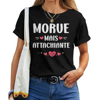 Citation Copines Morues Fille Humour Attachante Morue T-shirt femme - Cadeauxyz
