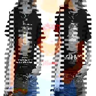 Cochon D'inde Mama Cochon D'inde Filles Amusantes T-shirt femme - Cadeauxyz