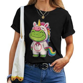 Costume De Grenouille Kawaii En Licorne Pour Filles Et Enfants T-shirt femme - Cadeauxyz