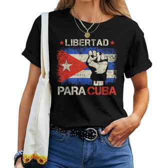 Cuban Cuba Flag Libre Puño Patria Yida Per Uomini Donne Bambini Maglietta da donna - Novitaregali