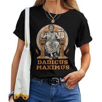Dadicus Maximus Divertida Mitología Romana Día Del Padre Papá Broma Camiseta de mujer - Regaloses