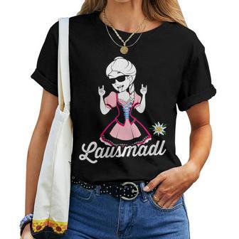 Donna Lausmadl Bayern Bavaria Con Collo A Maglietta da donna - Novitaregali