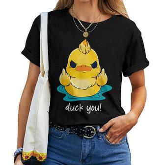 Duck You Canardarcastique Amusant T-shirt femme - Cadeauxyz