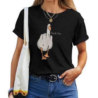 Duck You Gander Camiseta de mujer - Regaloses