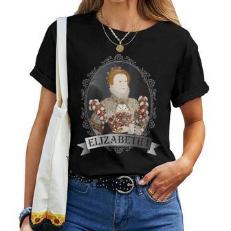 Elizabeth I Chemise Reine D'angleterre T-shirt femme - Cadeauxyz
