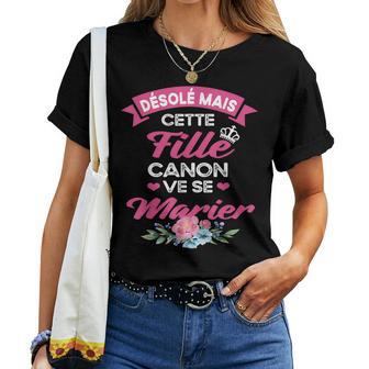 Enterrement Deie De Jeune Fille Cadeau Evjf T-shirt femme - Cadeauxyz