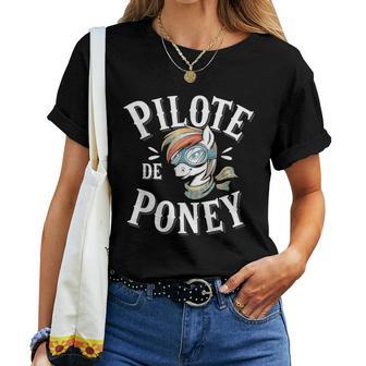 Fan De Poney Cavalier Homme Enfant Original Drole T-shirt femme - Cadeauxyz