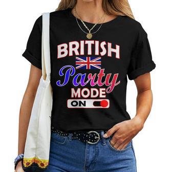 Fête Britannique Londres Tea Party London Party British Party T-shirt femme - Cadeauxyz