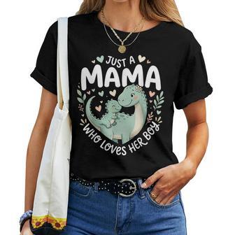First Mother’S Day Mama Mini Matching Dinosaur Cute Mom Baby Women T-shirt | Mazezy