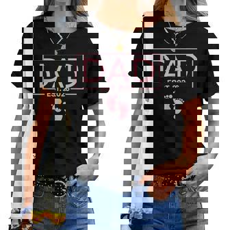 Girl Dad Est 2026 To Be First Time Girl Dad New Daddy Women T-shirt | Seseable UK