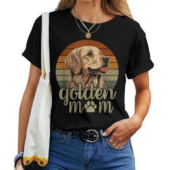 Golden Mom Mama Carino Golden Retriever Cane Mamma Pet Maglietta da donna - Novitaregali