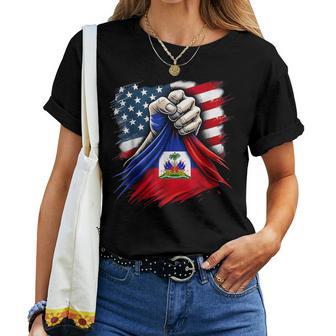 Haitian Princess Haitian Flag Day Usa Flag Haiti Pride Women Women T-shirt | Mazezy