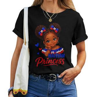 Haitian Princess Haiti Flag Melanin Girls Kids Toddlers Women T-shirt | Mazezy