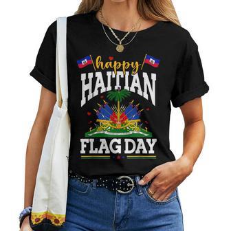 Happy Haitian Flag Day Haiti Independence Day Kids Women T-shirt | Mazezy
