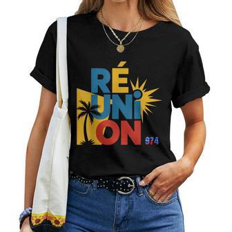 Ile De La Réunion Cadeau Homme 974Ouvenir Artisanal T-shirt femme - Cadeauxyz