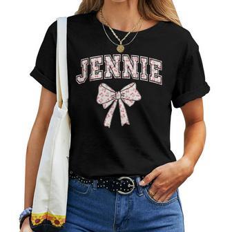 Jennie Camisa Con Lazo Coqueta Para Cinta Para El Día De La Madre Camiseta de mujer - Regaloses