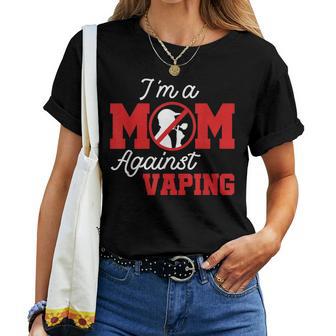 Jeuis Une Maman Contre Leapotage Anti-Vape Desgin T-shirt femme - Cadeauxyz