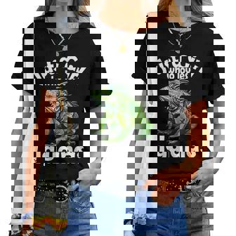 Just A Girl Who Loves イグアナ レディースTシャツ - Kawaiitshirt