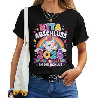 Kita Abgängerin 2026 Einhorn Mädchen T-shirt Frauen - Seseable